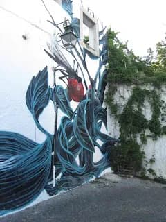 Casa da Cerca Rabbits & Fish Mural