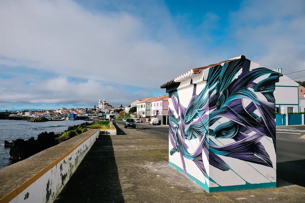 São Mateus Bus Stop Mural